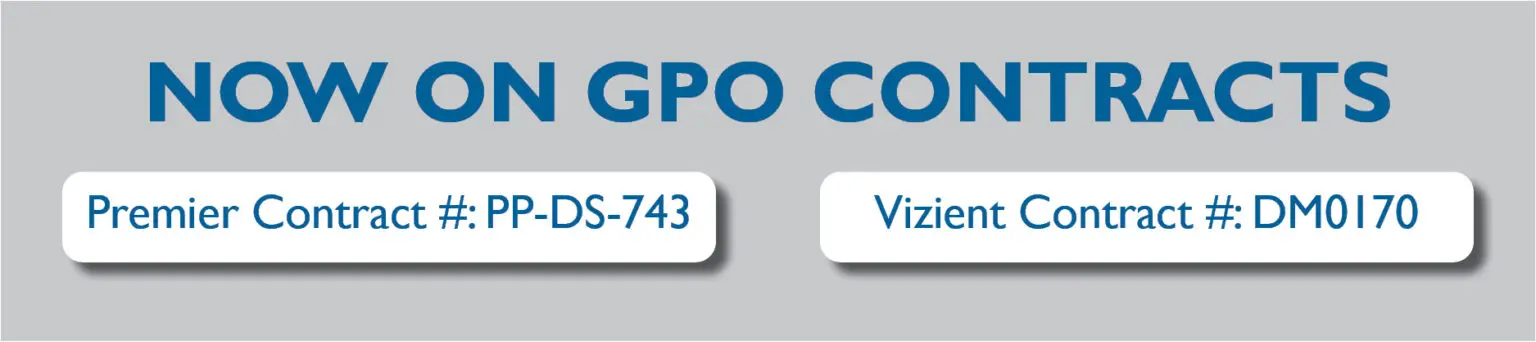 Solutions in Critical Care SCC products on GPO contracts Vizient and Premier