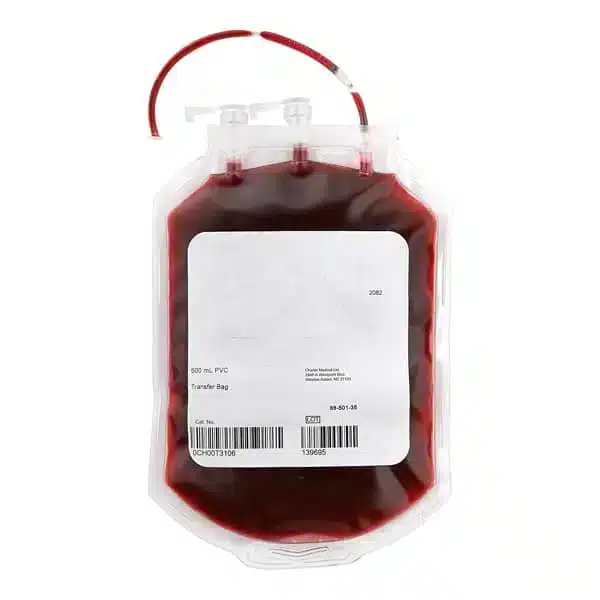 Charter Medical Blood Transfer Bag