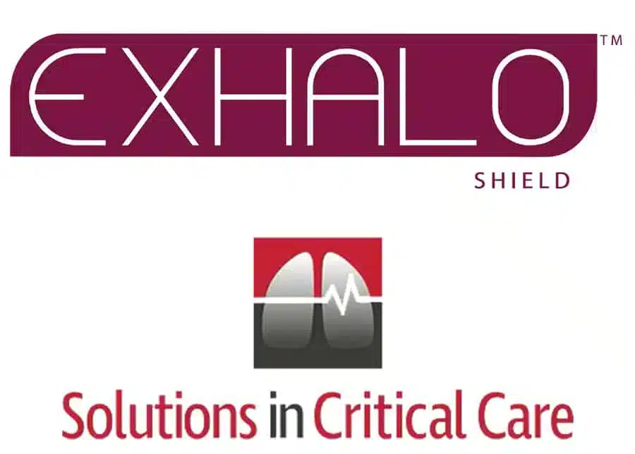 Exhalo Shield and Solutions in Critical Care logo