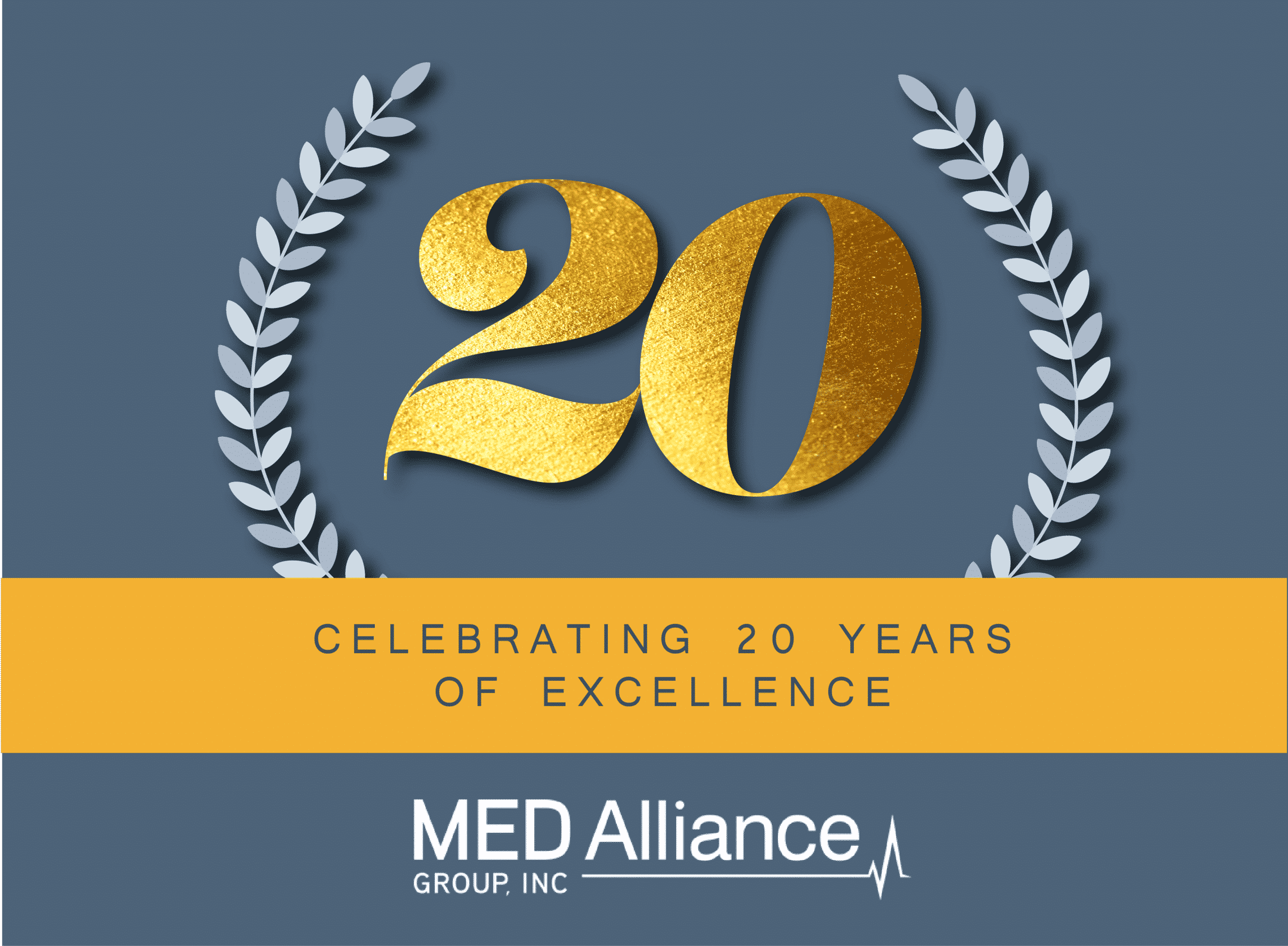MED Alliance 20th Anniversary Logo