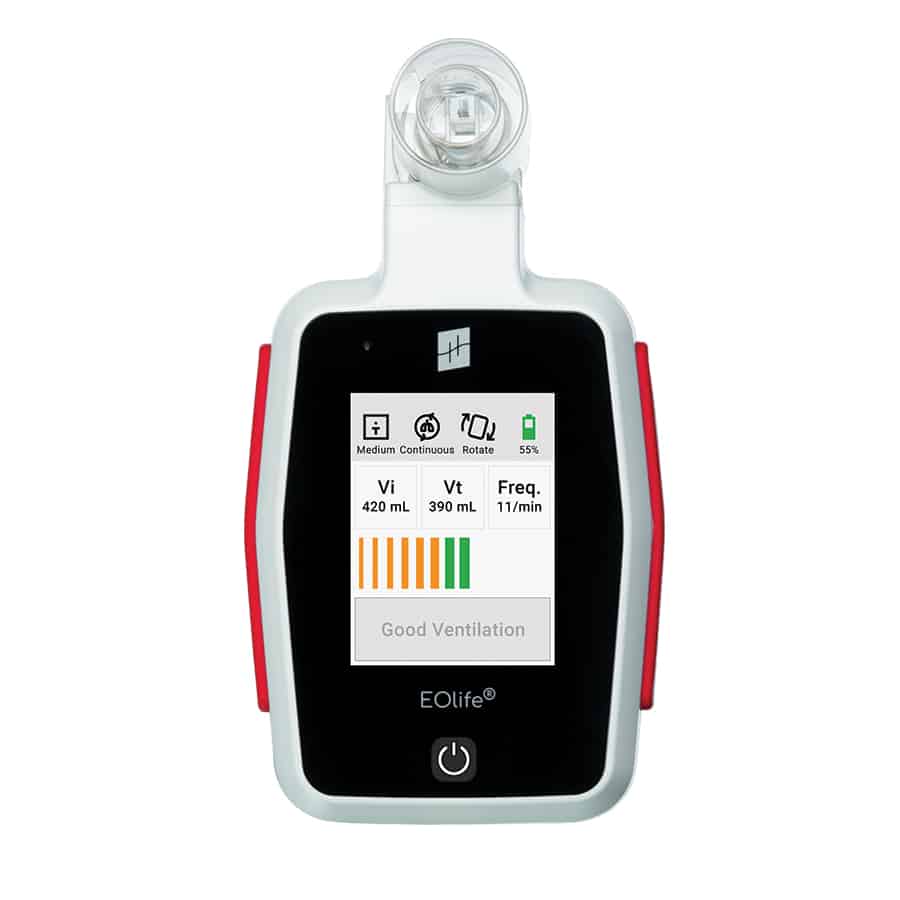 Archeon Medical EOlife smart manual ventilation monitoring device