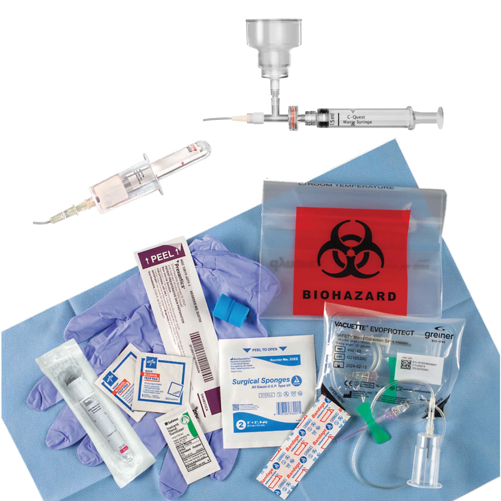 C-Quest Kit, Sequestration Syringe and Diversion Tube