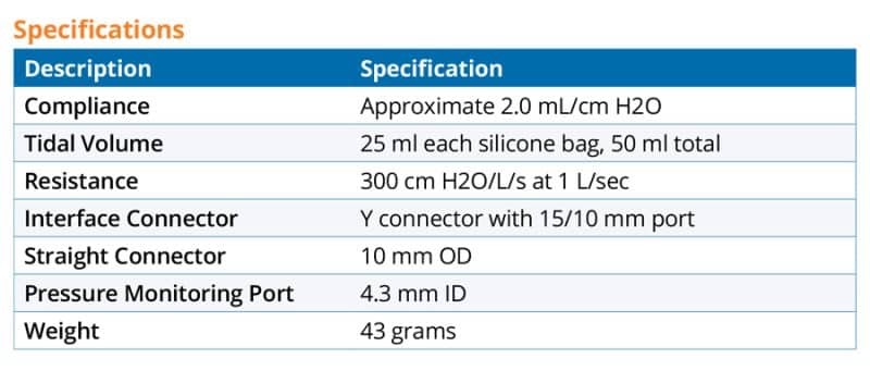 Babi.Plus nTestLung Specifications by Respiralogics