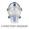 Dimax Total Face NIV Mask Five Fixing Point Headgear
