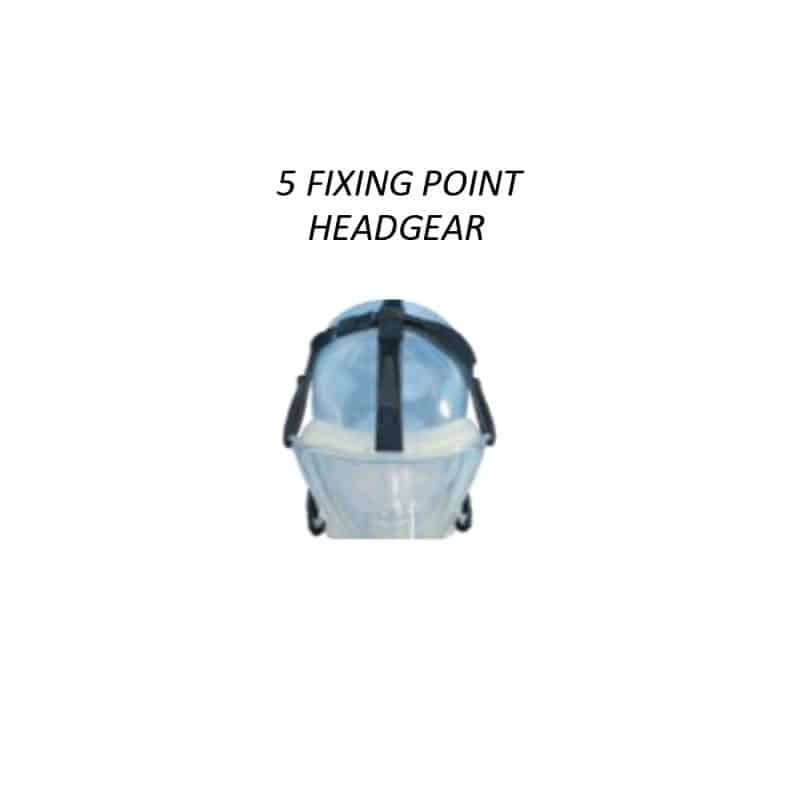 Dimax ZERO NIV Total Face Mask five point Headgear
