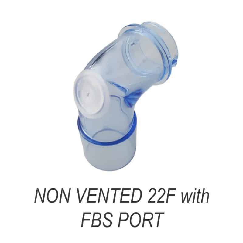 Dimax NIV Total Face Mask Attachment Non Vented 22F with FBS port