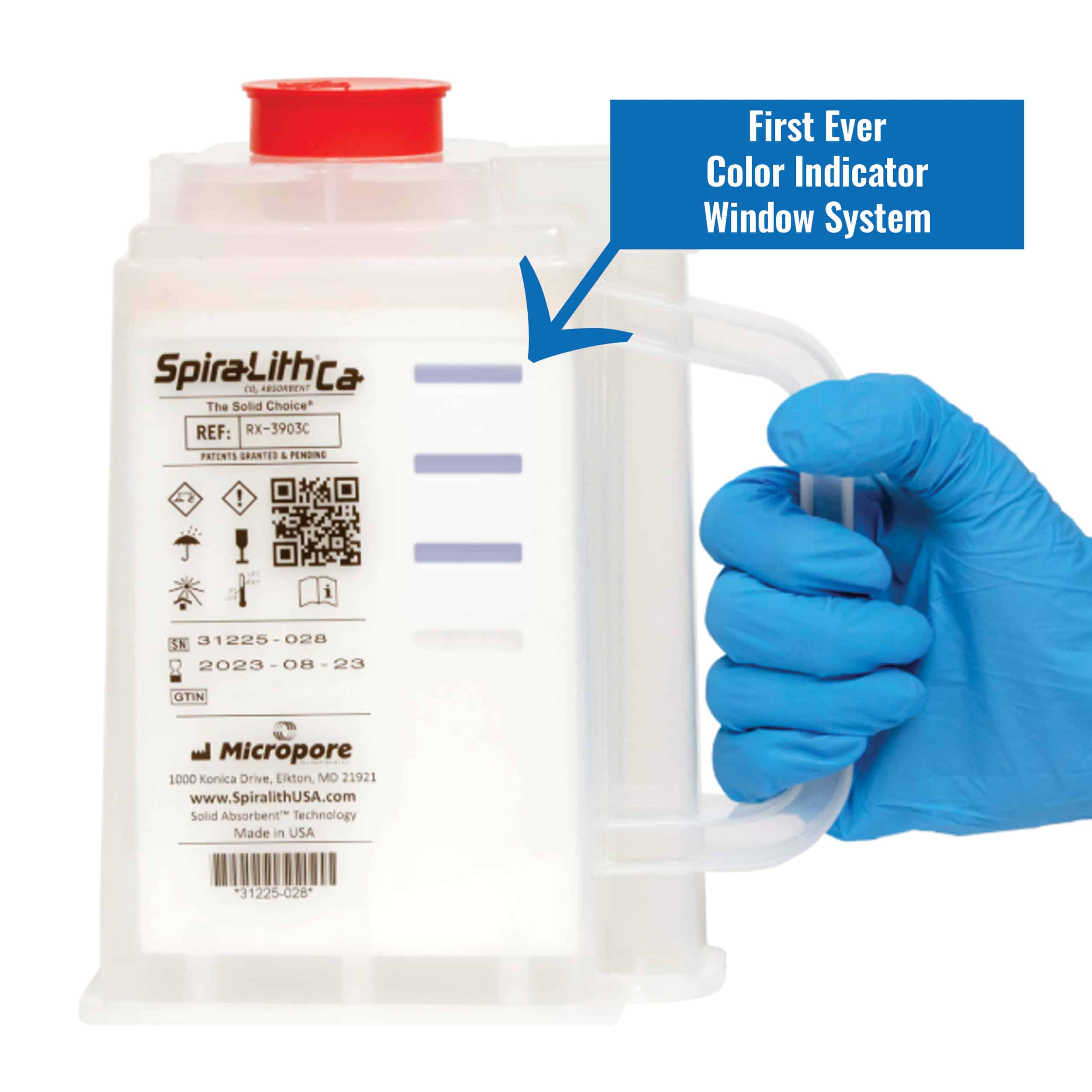 Micropore Canister with new callout window