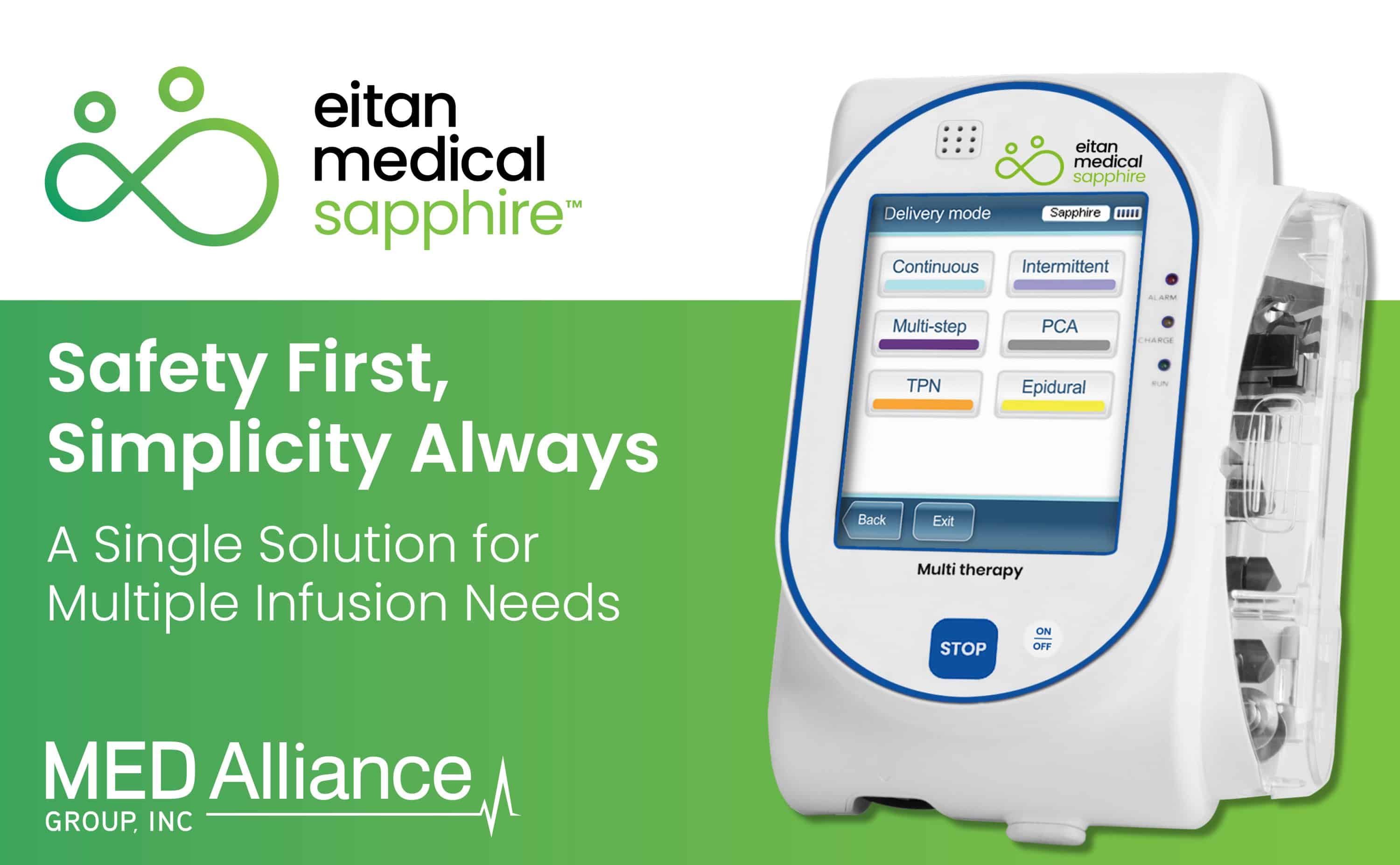 Eitan Medical Sapphire Multi-Therapy Infusion Pump