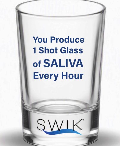 SWIK Shot Glass with text SWIK shot glass