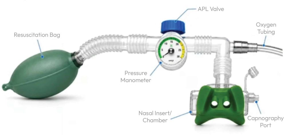 xchange parts labeled xchange niv nasal cpap device parts labeled