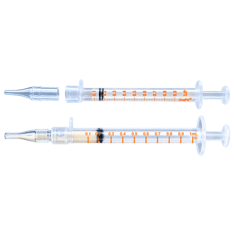 MIDI Milk Drop Adaptor with Syringe